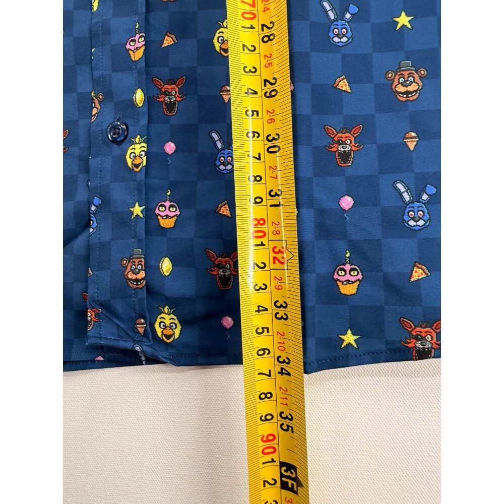 RSVLTS Five Nights at Freddy's Pixel Peril AOP FNAF Shirt Mens 3XL NWT - Picture 6 of 6